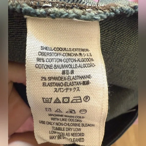 Free People Dark Denim Button Up Mini Skirt Size 2 - Picture 5 of 5